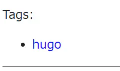 現状のタグの表示